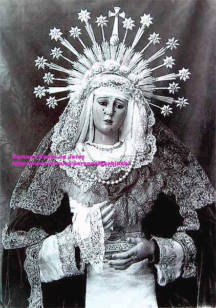 Antigua imagen de Nuestra Señora de Gracia y Esperanza. Año 1949