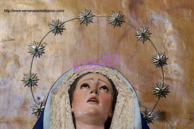 Aureola de estrellas de María Santísima de Gracia y Esperanza (Paso de Misterio de la Sagrada Lanzada) 
