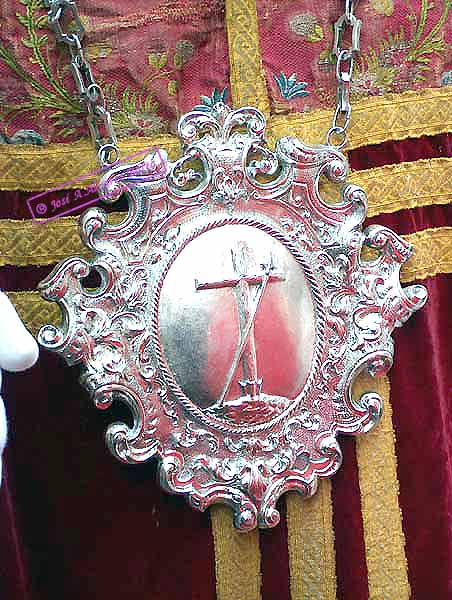 Medallón de Pertiguero de la Hermandad de la Sagrada Lanzada