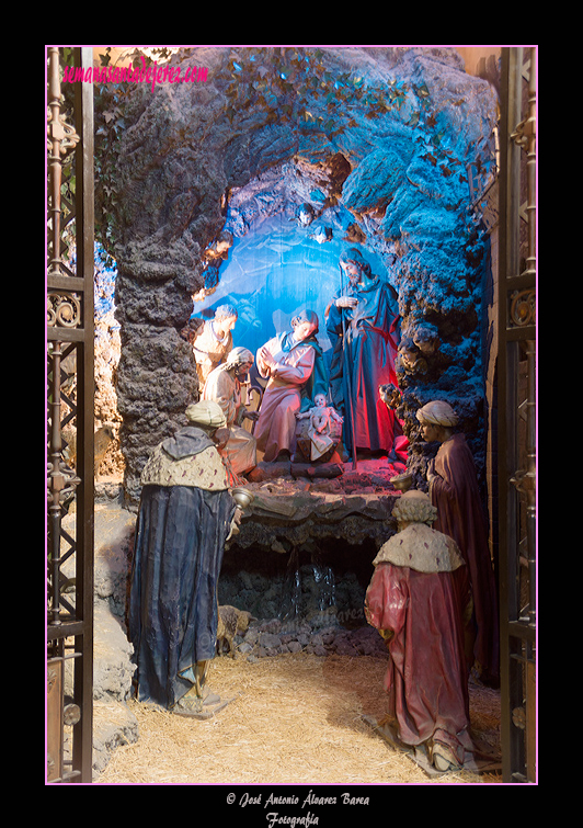 Nacimiento de Jesus en Belén (Basílica de Nuestra Señora del Carmen Coronada)