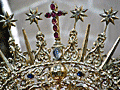 Detalle de la ráfaga de la Corona de María Santísima de la Confortación