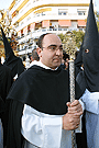 El Padre Alexis, Director Espiritual de la Hermandad de la Oración en el Huerto