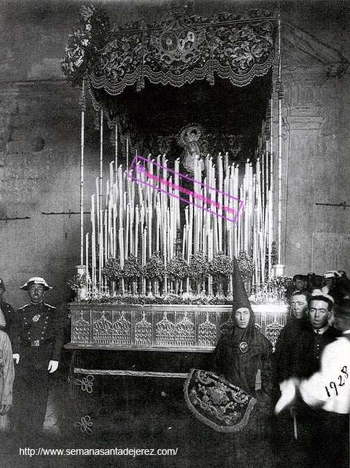 Nuestra Señora del Mayor Dolor. año 1928 (Foto: Anónima)