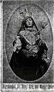 Antiquisima fotografía de la Nuestra Señora del Mayor Dolor obtenida por el mas prestigioso fotógrafo establecido en Jerez en aquellos años: Leopoldo Casiñol; hacia 1880.