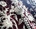 Detalle del bordado del manto de de Nuestra Señora del Mayor Dolor