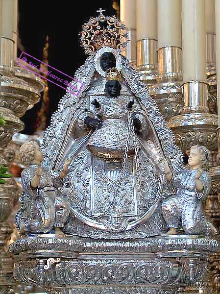 La Virgen de la Merced, imagen venera del paso de palio de María Santísima de la Encarnación