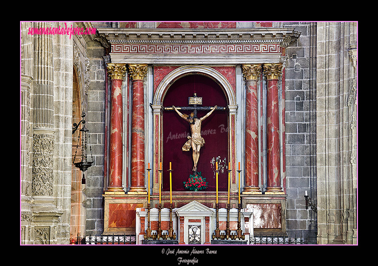 Mesa del retablo del Santo Crucifijo de la Salud (Iglesia de San Miguel)