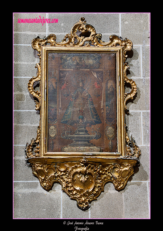 Pintura de Nuestra Señora de la Soterraña (Nave del evangelio de la Iglesia de San Miguel)