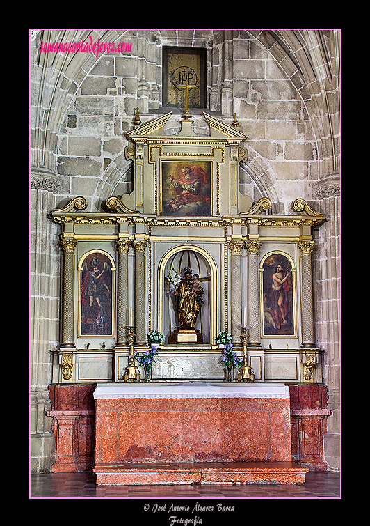 Retablo de San José (Capilla de Pavón - Iglesia de San Miguel)