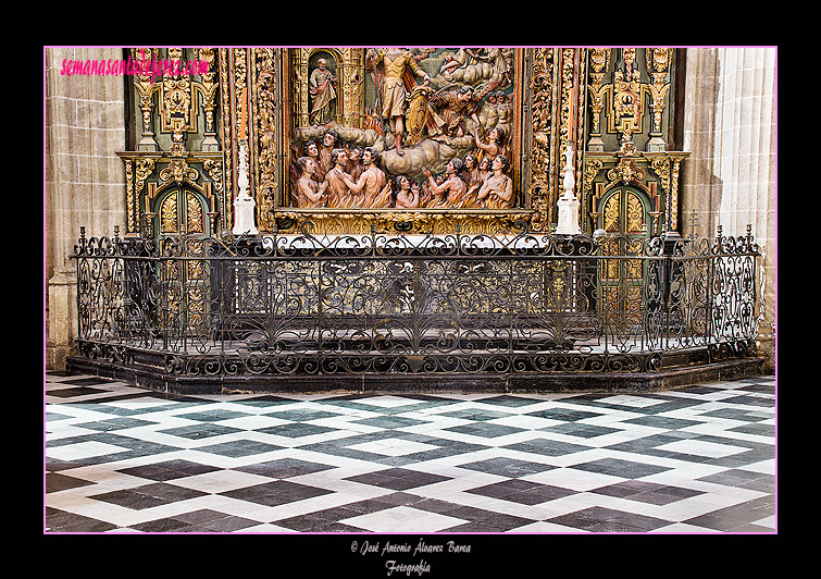 Verja del retablo de Ánimas (Iglesia de San Miguel)