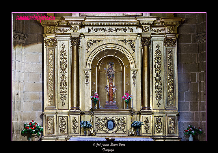 Cuerpo principal del retablo de la Virgen del Pilar (Iglesia de San Miguel)