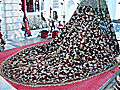 Manto de salida de Mar&iacute;a Sant&iacute;sima de la Encarnaci&oacute;n