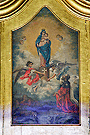 Virgen del Pilar (Anónimo, s. XIX) (Ático del Retablo de la Virgen del Pilar - Iglesia de San Miguel)