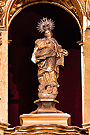 Inmaculada en el ático del retablo del Sagrario (Iglesia de San Miguel)