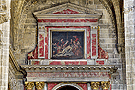 Ático del retablo del Santo Crucifijo de la Salud (Iglesia de San Miguel)