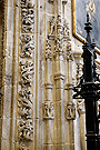 Decoración del arco campanel de entrada a la Capilla Bautismal (Iglesia de San Miguel)