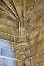 Uno de los nervios donde descansa la bóveda de la Capilla Bautismal (Iglesia de San Miguel)