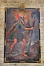 Pintura de San Cristóbal (Capilla de la Virgen del Socorro - Iglesia de San Miguel)