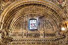 Bóveda encima de una de las portadas laterales de la Capilla del Sagrario (Iglesia de San Miguel)