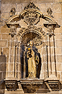Hornacina a la entrada de la entrada de la Capilla del Sagrario (Iglesia de San Miguel)