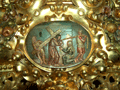 Cartela de la canastilla del Paso de Misterio de Jes&uacute;s Nazareno