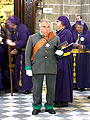 Guarda rural escoltando el paso de palio de la Hermandad del Nazareno