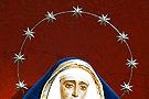 Aureola de estrellas de Nuestra Señora de la Esperanza de la Yedra