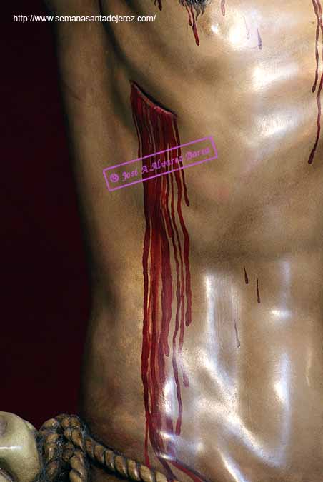 Herida del costado del Santísimo Cristo de la Buena Muerte