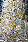 Detalle de los bordados de la Saya de María Santísima del Dulce Nombre