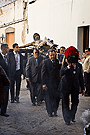 Traslado de las Sagradas Imágenes de la Hermandad de la Buena Muerte a la basílica de la Merced (12 de enero de 2012)