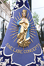 Virgen del Banderin Concepcionista de la Hermandad del Cristo de la Buena Muerte