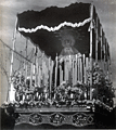 Paso de Palio de Maria Santísima de la Concepción en el año 1964