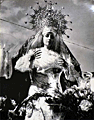María Santísima de la Concepción el dia de su Coronación Parroquial, el 8 de diciembre de 1968