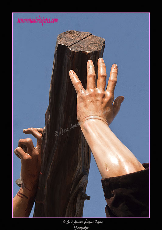 Mano izquierda de "Jairo" (Paso de Misterio del Santísimo Cristo de la Exaltación)
