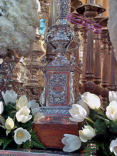 Basamento de varal del Paso de Palio de María Santísima de la Concepción