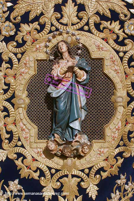 Inmaculada Concepción del Simpecado de la Hermandad del Cristo de la Exaltación