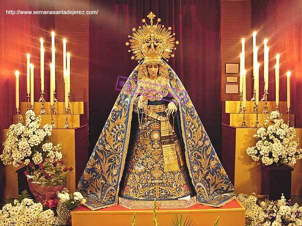 Besamanos de María Santísima de la Concepción coronada el dia de la Inmaculada Concepción (8 de diciembre de 2007)