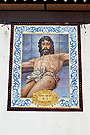 Azulejo del Santisimo Cristo de la Exaltación (Casa Hermandad de las Viñas)