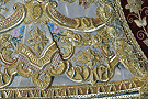 Detalle de los bordados de la Saya de la Coronación Canónica de María Santísima del Valle