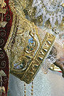 Detalle de los bordados de la Saya de la Coronación Canónica de María Santísima del Valle