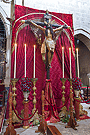 Altar de Cultos del Santísimo Cristo de la Expiración (Convento de Santo Domingo) con motivo del 425 aniversario de la Hermandad 2013 