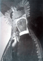 Antigua imagen de Nuestra Se&ntilde;ora de la Soledad. Talla del siglo XVI, &eacute;poca de la fundaci&oacute;n de la primitiva cofradia. Actualmente se encuentra en la Iglesia de las RR.M&iacute;nimas. 