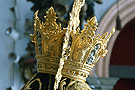 Canasto de la Corona de Nuestra Madre y Señora de la Soledad. Es corona abierta.