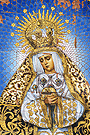 Azulejo de Nuestra Madre y Señora de la Soledad (Iglesia de la Victoria) (Detalle)