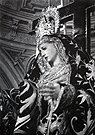 Nuestra Señora de la Piedad en su camarín de la Capilla del Calvario. (Foto: Anónimo)