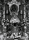 Altar de Culto presidido por la imagen Titular, Nuestra Señora de la Piedad (Archivo: V. Bellido)
