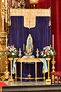Altar de Nuestra Señora de Lourdes en la Real Capilla del Calvario con motivo de su Festividad (11 de febrero de 2014).