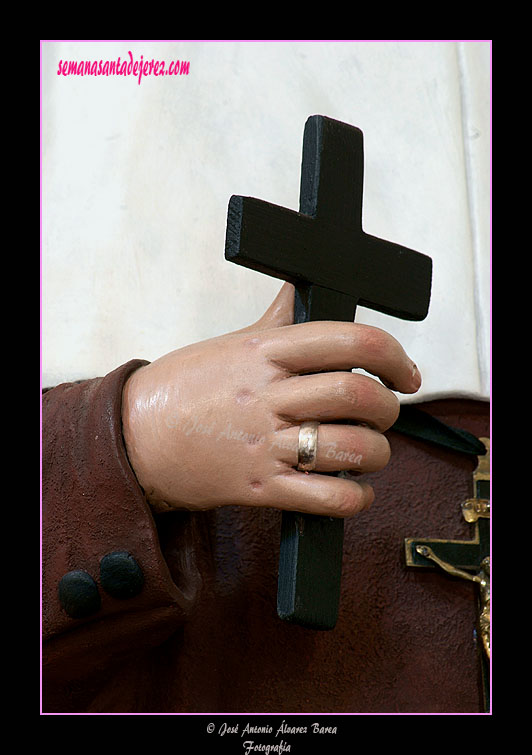 Mano derecha de Santa Ángela de la Cruz (Capilla de María Santísima del Consuelo)