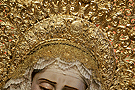 Detalle de la ráfaga de María Santísima del Consuelo