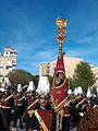 Antiguo Banderin de la Banda de Corneta y Tambores del Stmo.Cristo del Amor de El Puerto de Sta.Maria (Cádiz) 